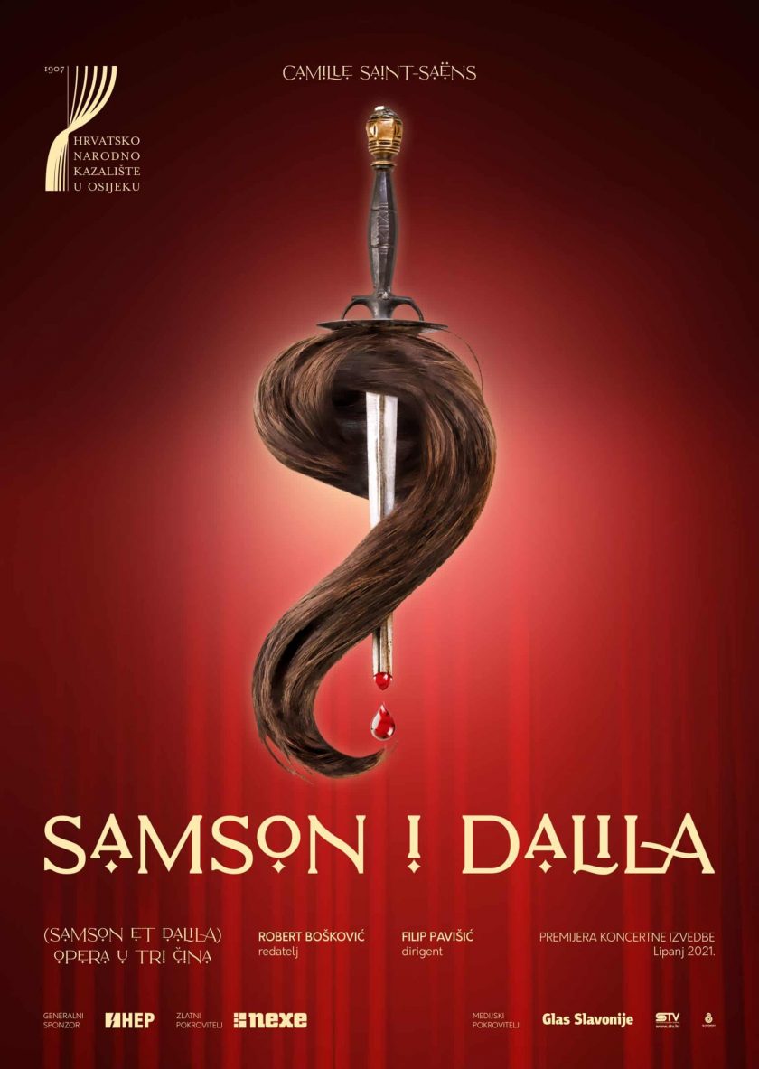 Plakat Samson i Dalila LIPANJ